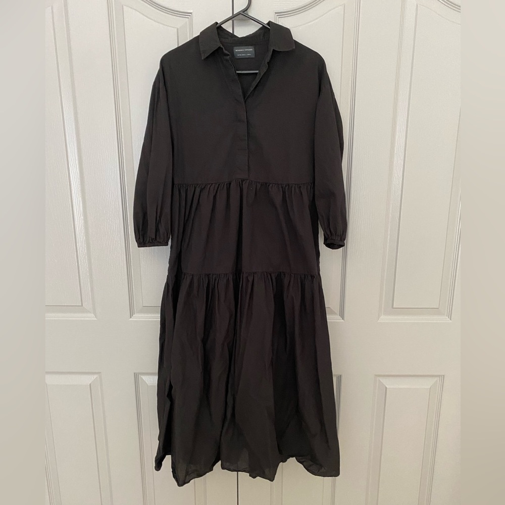 MODERN CITIZEN Black shirtdress Size XS/S